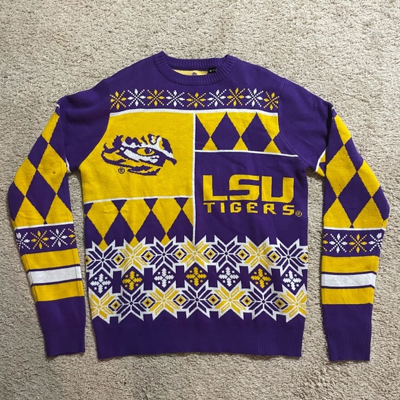 lsu christmas sweater